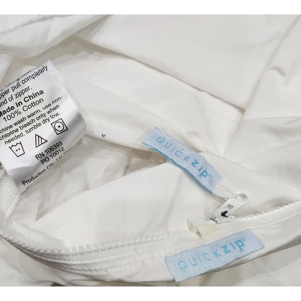 Quick‎ Zip Crib Sheet Set 100% Cotton Fitted Toddler Bedding 1 base 2 sheets